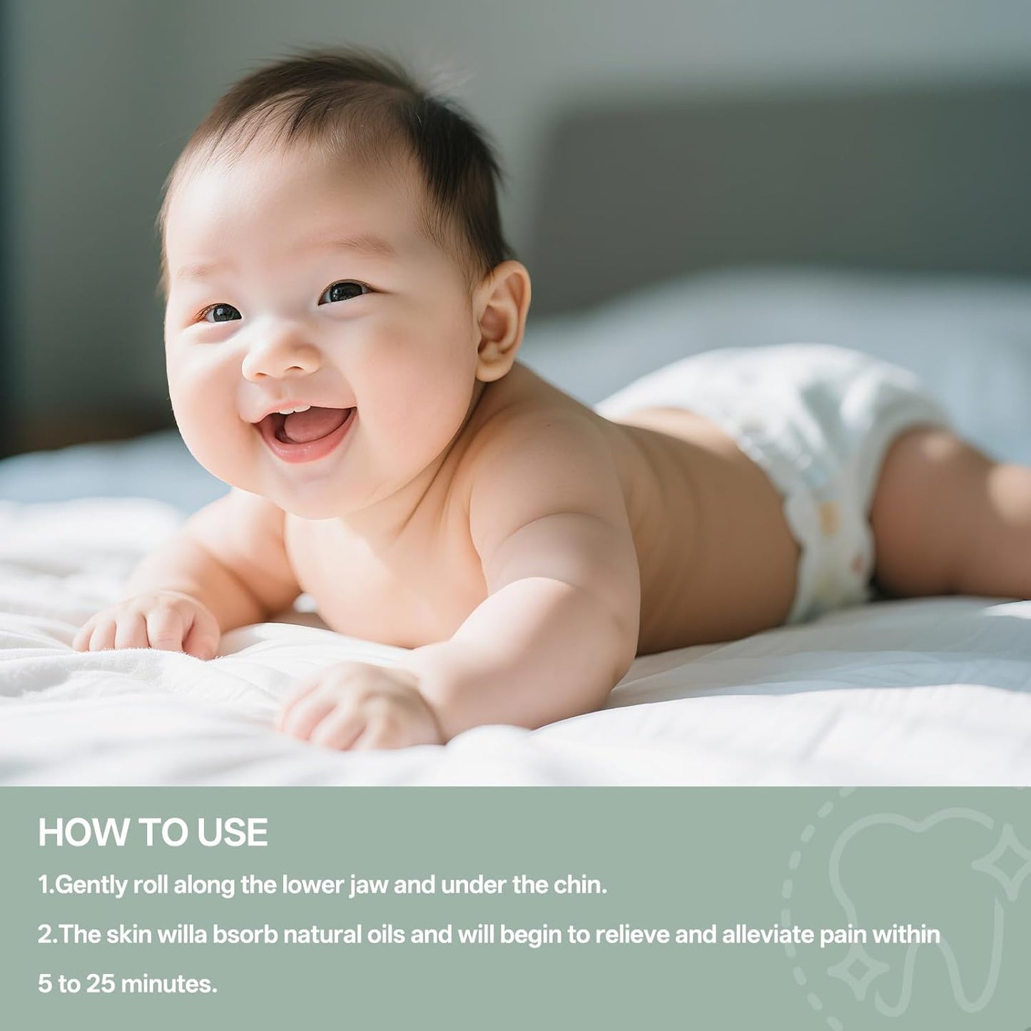 calm teething pain in seconds — no more sleepless nights