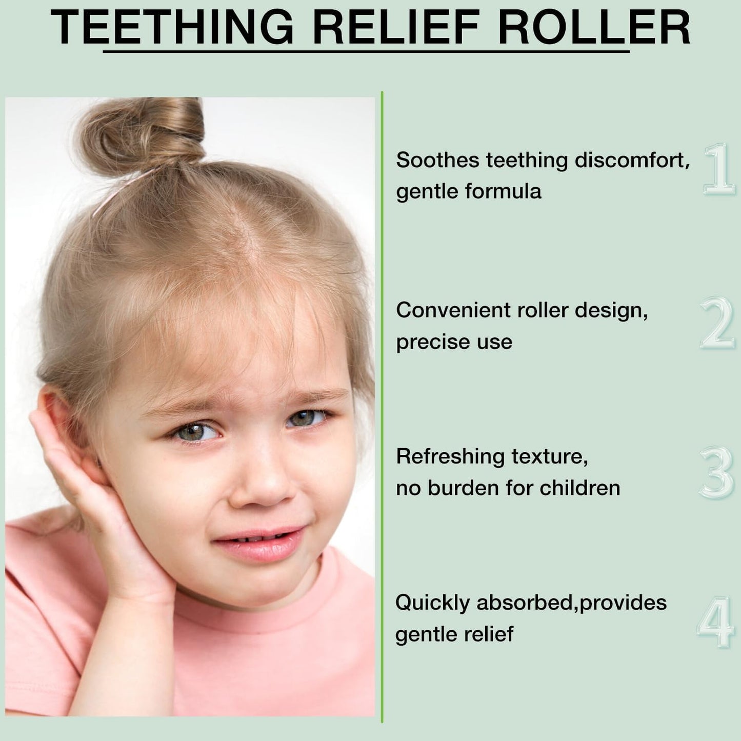 calm teething pain in seconds — no more sleepless nights