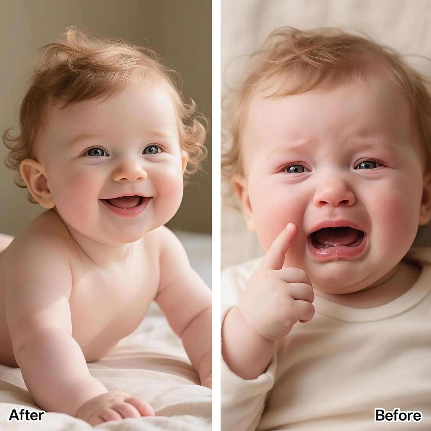 calm teething pain in seconds — no more sleepless nights