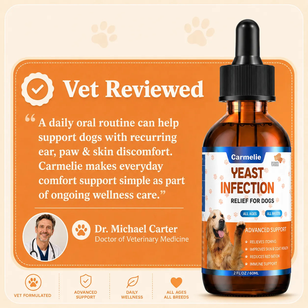 Healthy Ears, Happy Paws, Comfortable Skin - Naturally