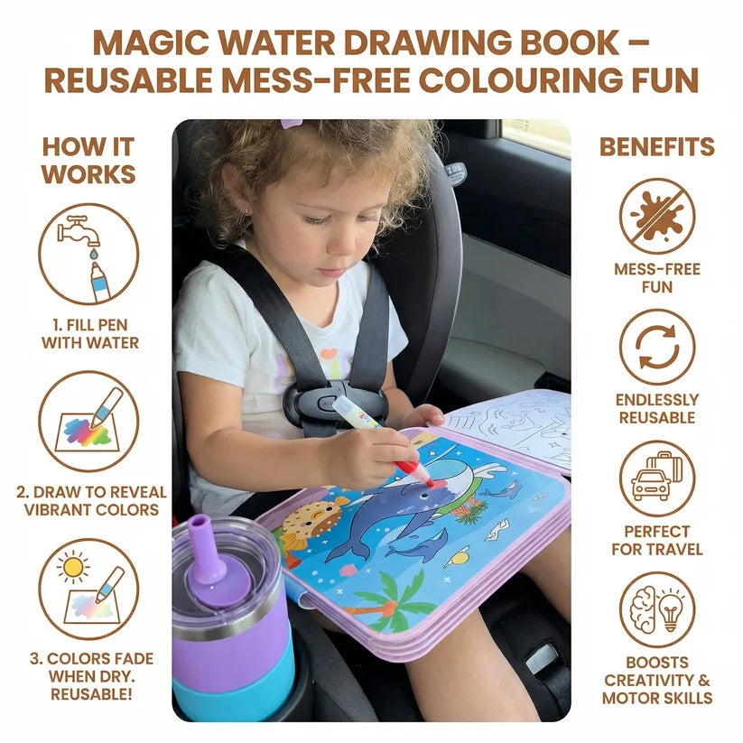 Keep them busy while sparking creativity & imagination- with no mess